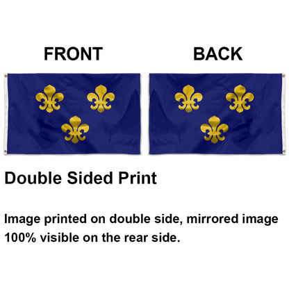 Medieval France flag 3x5ft banner man cave