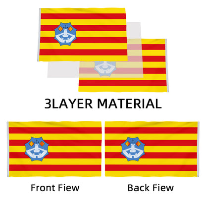 Menorca, Spain flag 3x5ft banner man cave