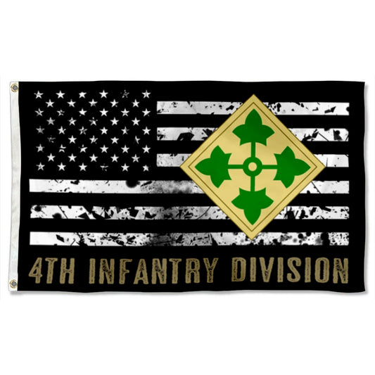 4th Infantry Division flag 3x5ft banner man cave