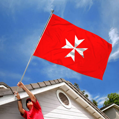 Military Order of Malta flag 3x5ft banner man cave