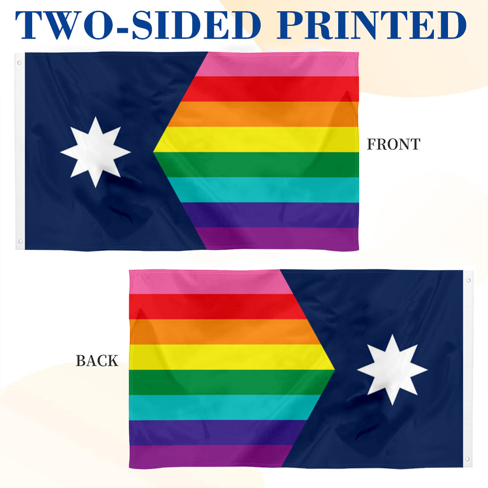 Minnesota Pride flag 3x5ft banner man cave