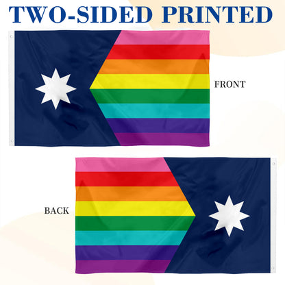 Minnesota Pride flag 3x5ft banner man cave