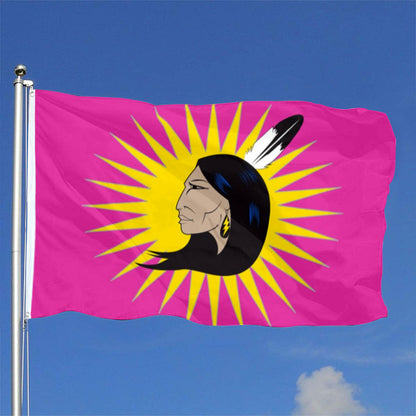 Mohawk Women’s Warrior Society flag 3x5ft banner man cave
