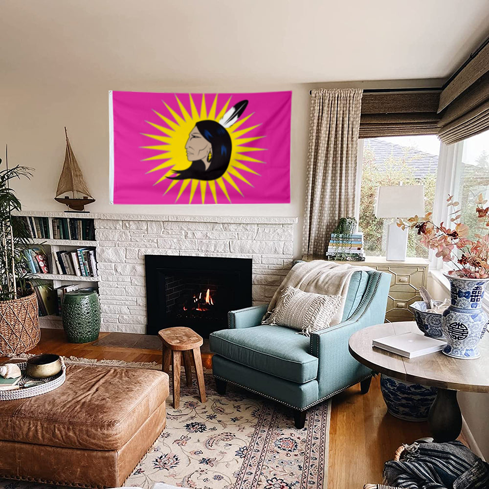 Mohawk Women’s Warrior Society flag 3x5ft banner man cave