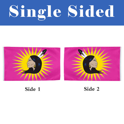 Mohawk Women’s Warrior Society flag 3x5ft banner man cave