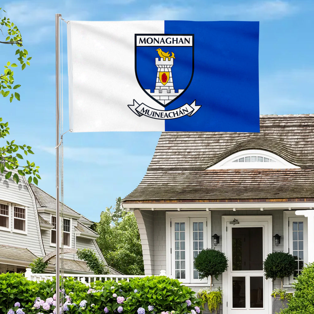 Monaghan County Coat of Arms Ireland flag 3x5ft banner man cave