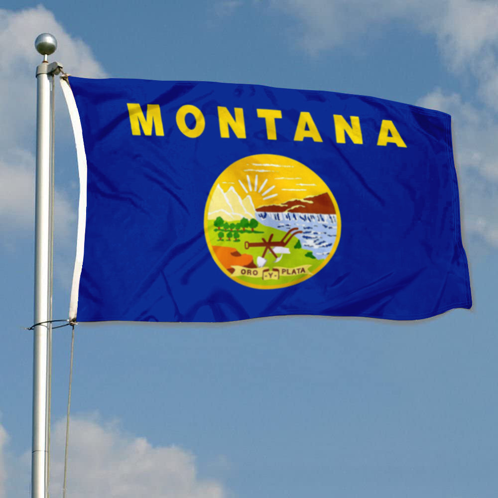 Montana State flag 3x5ft banner man cave
