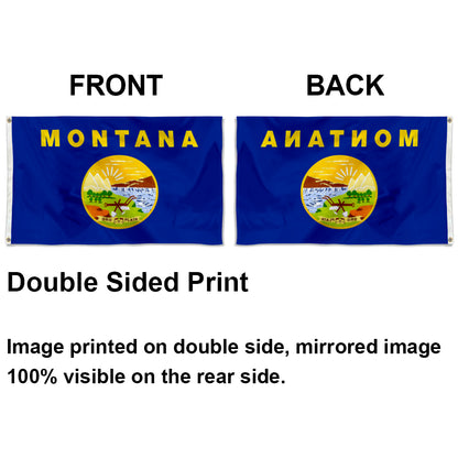 Montana State flag 3x5ft banner man cave