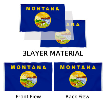 Montana State flag 3x5ft banner man cave