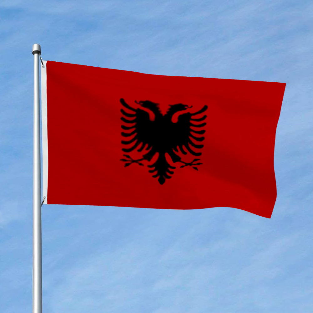 New Albania Albanian flag 3x5ft banner man cave