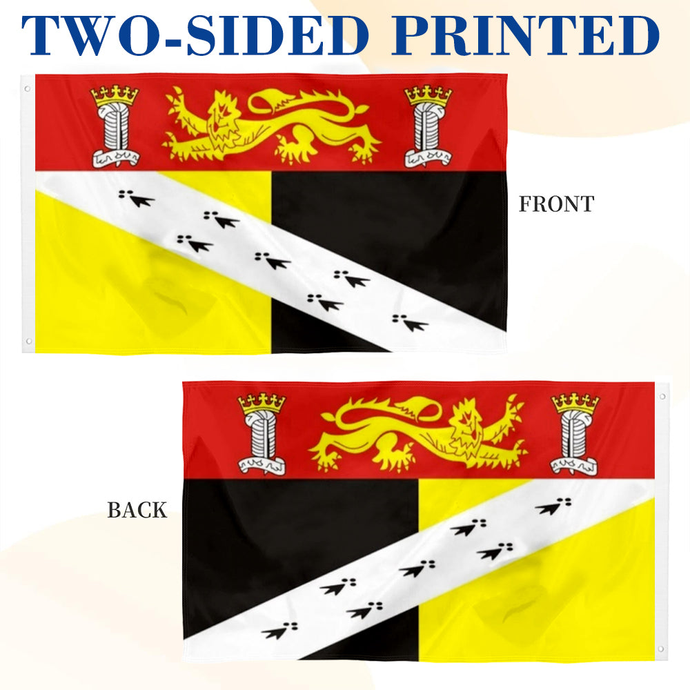 Norfolk with Crest flag 3x5ft banner man cave