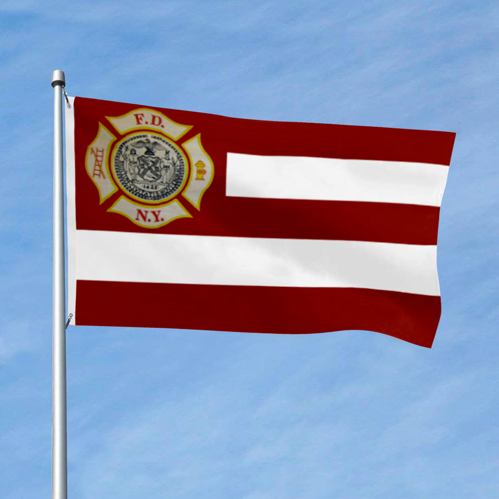 NYFD New York Fire Department flag 3x5ft banner man cave