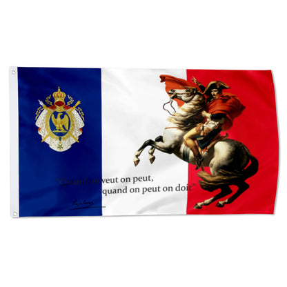 Napoleon Bonaparte France Royal flag 3x5ft banner man cave