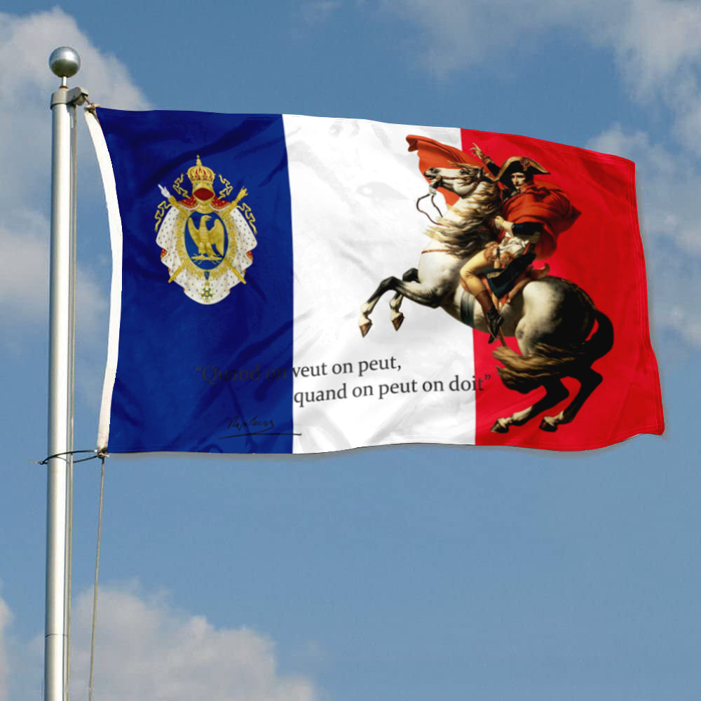 Napoleon Bonaparte France Royal flag 3x5ft banner man cave
