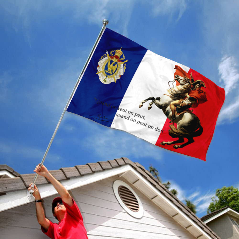 Napoleon Bonaparte France Royal flag 3x5ft banner man cave