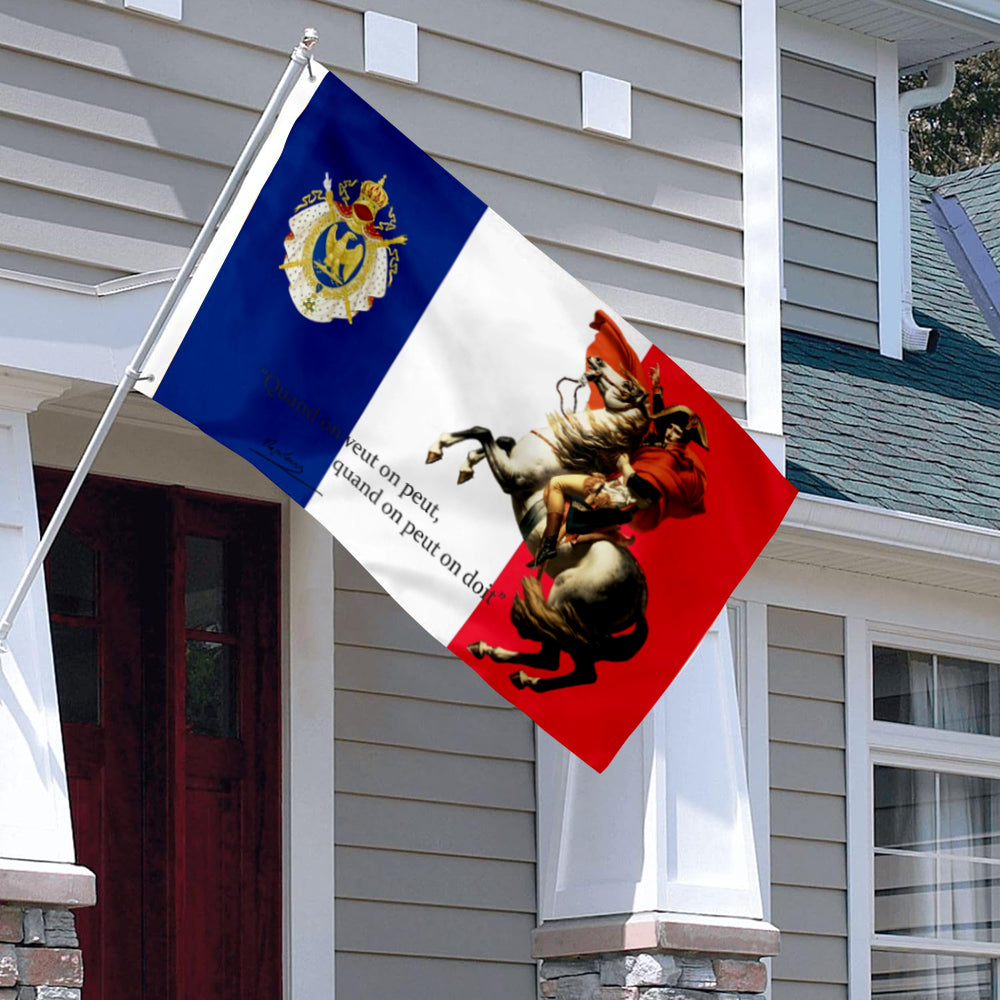 Napoleon Bonaparte France Royal flag 3x5ft banner man cave