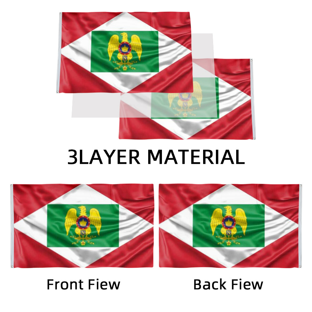 Napoleonic Kingdom of Italy flag 3x5ft banner man cave