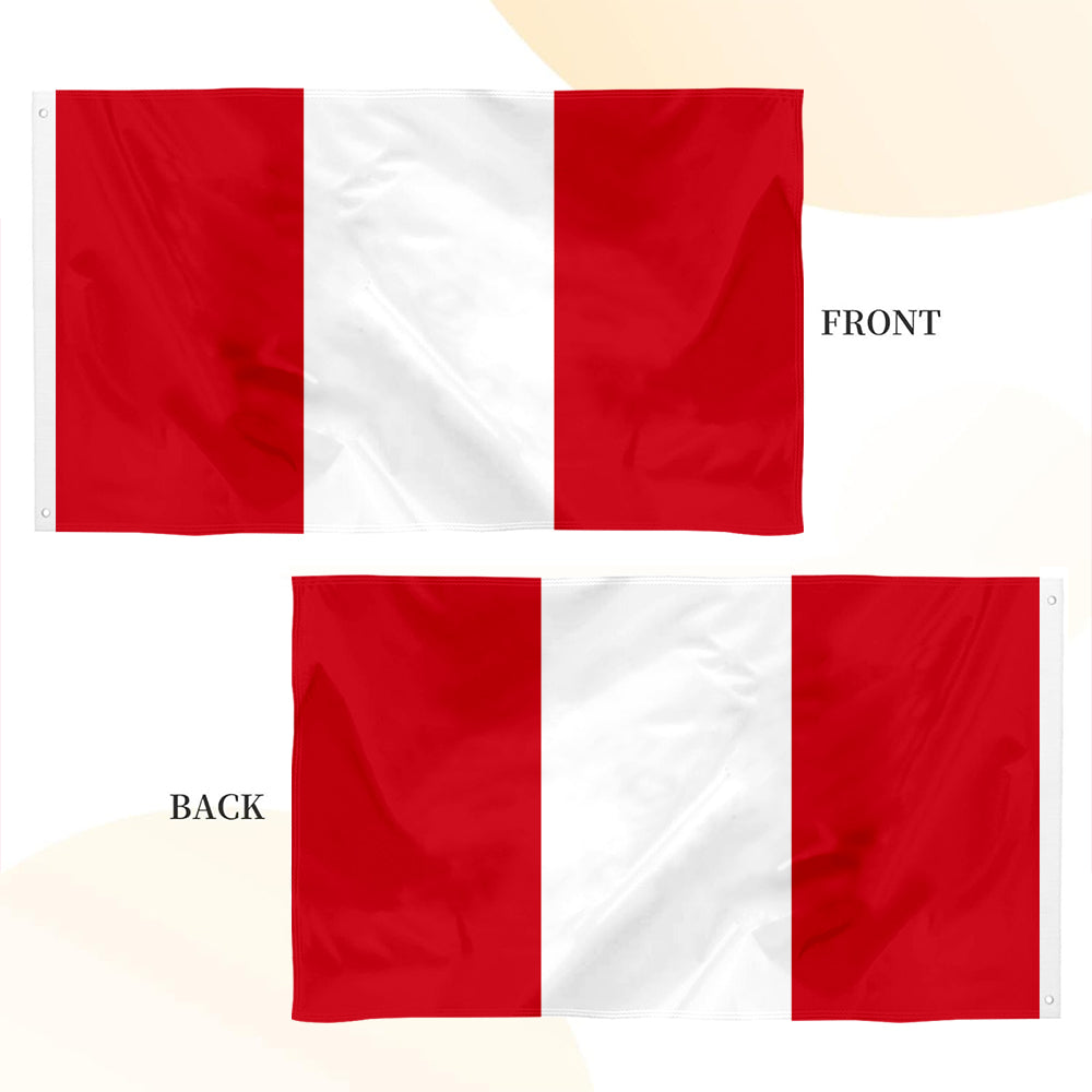 Peru flag 3x5ft banner man cave