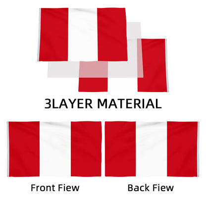 Peru flag 3x5ft banner man cave