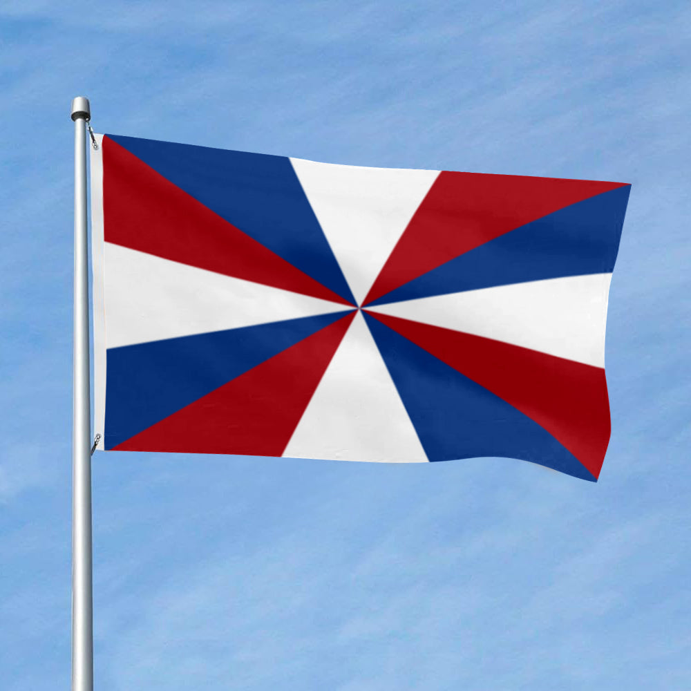 Netherlands Naval Jack Flag: 3x5ft Man Cave Nordic Maritime Style Decor Banner