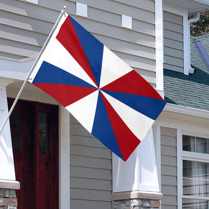 Netherlands Naval Jack Flag: 3x5ft Man Cave Nordic Maritime Style Decor Banner