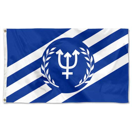 Neptune Theme Flag: 3x5ft Man Cave Sci-Fi Ocean Style Decor Banner