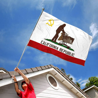New California Republic flag 3x5ft banner man cave