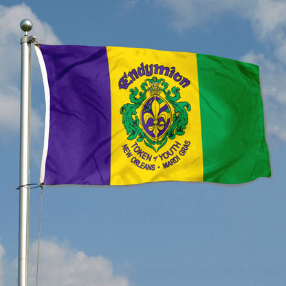 New Orleans Krewe of Endymion Parade Flag: 3x5ft Man Cave American Carnival Festival Style Banner