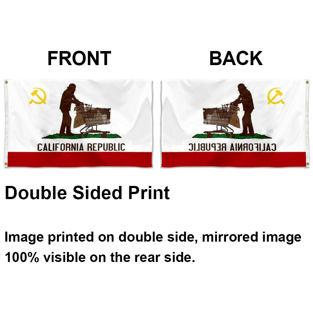 New California Republic flag 3x5ft banner man cave