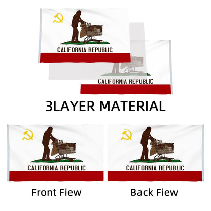 New California Republic flag 3x5ft banner man cave