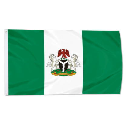 Nigeria, Abuja flag 3x5ft banner man cave