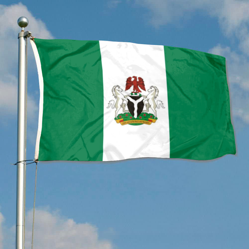 Nigeria, Abuja flag 3x5ft banner man cave