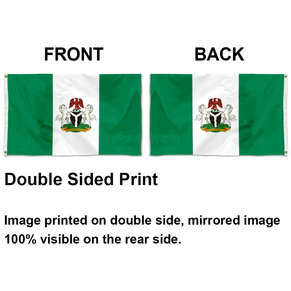 Nigeria, Abuja flag 3x5ft banner man cave