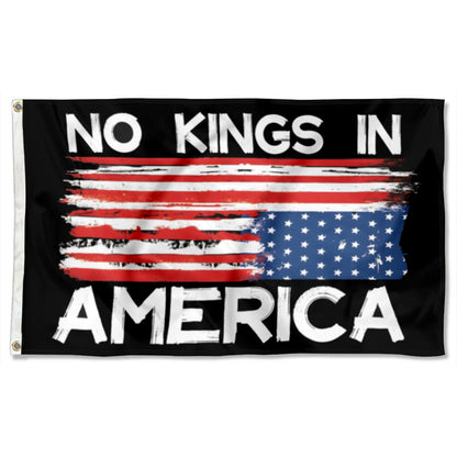 No Kings In America flag 3x5ft banner man cave