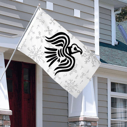 Nordic Viking Raven flag 3x5ft banner man cave