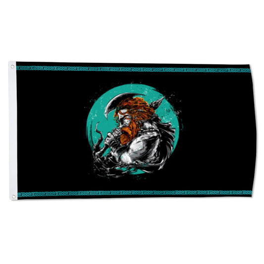 Nordic Viking flag 3x5ft banner man cave