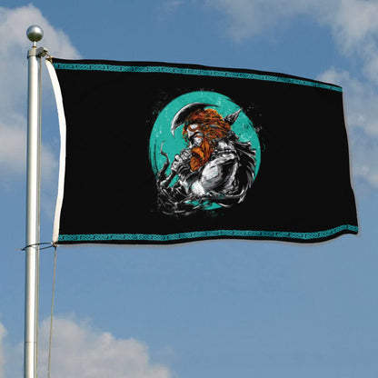 Nordic Viking flag 3x5ft banner man cave