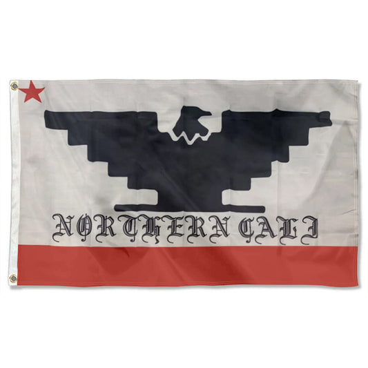 Northern California UFW Black Eagle Theme flag 3x5ft banner man cave