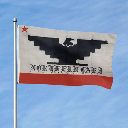 Northern California UFW Black Eagle Theme flag 3x5ft banner man cave