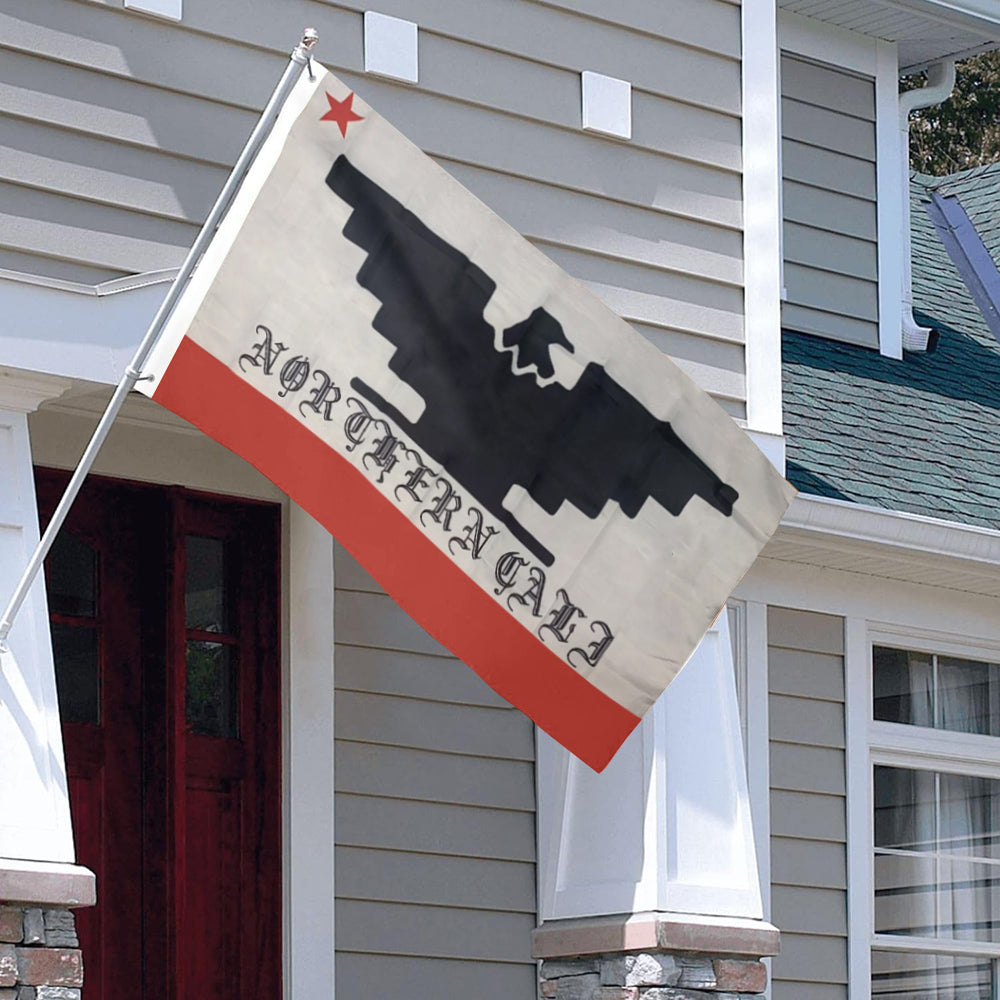 Northern California UFW Black Eagle Theme flag 3x5ft banner man cave