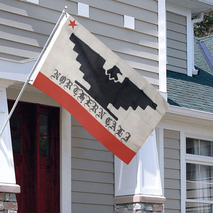 Northern California UFW Black Eagle Theme flag 3x5ft banner man cave