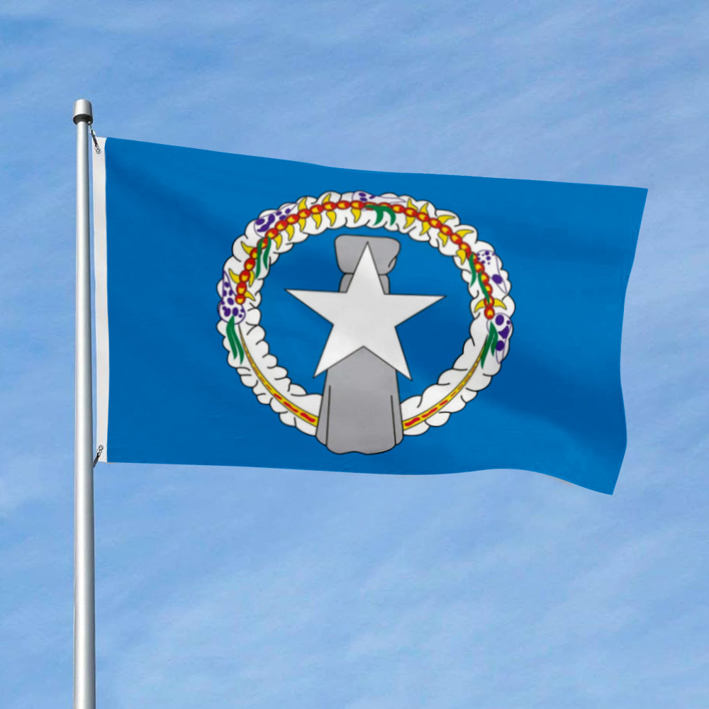 Northern Mariana Islands flag 3x5ft banner man cave