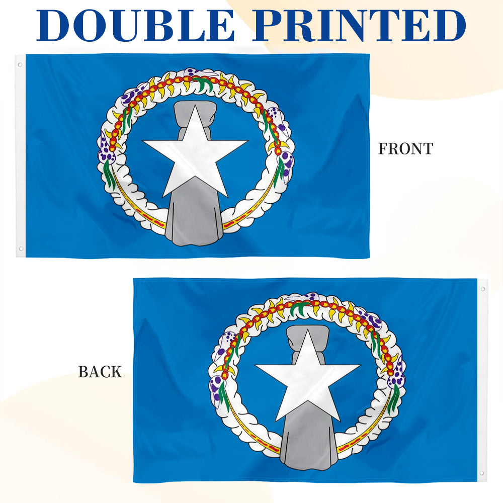 Northern Mariana Islands flag 3x5ft banner man cave