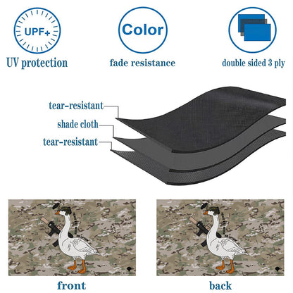 OCP Camouflage Tactical Goose flag ("Peace Was Never an Option") 3x5ft banner man cave