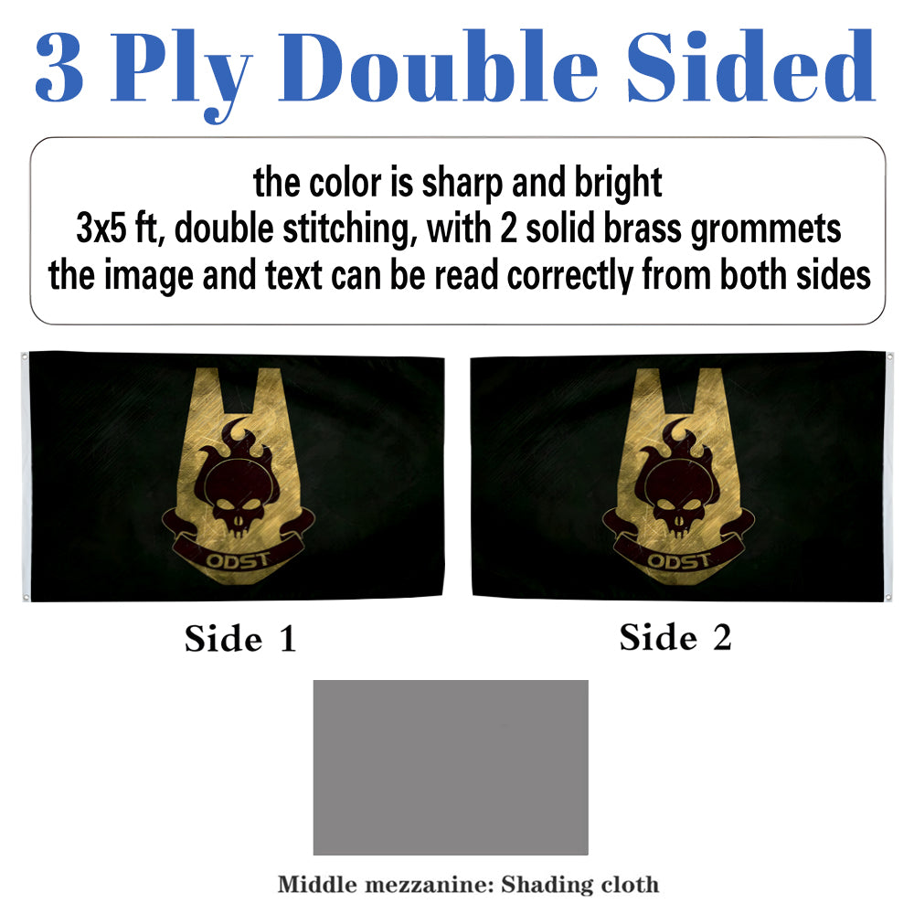 ODST flag 3x5ft banner man cave