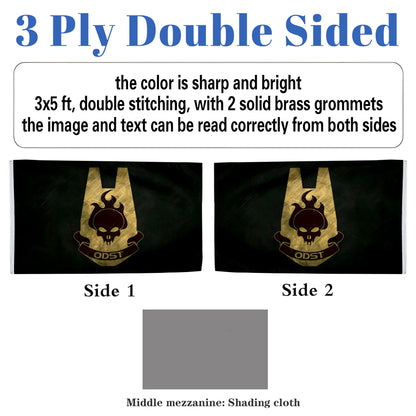 ODST flag 3x5ft banner man cave