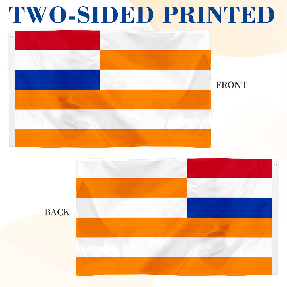 Orange Free State South African flag 3x5ft banner man cave