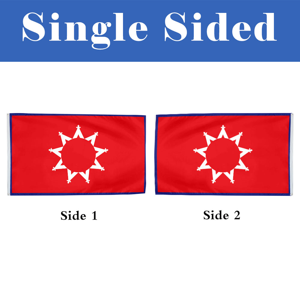 Oglala Sioux Tribe flag 3x5ft banner man cave