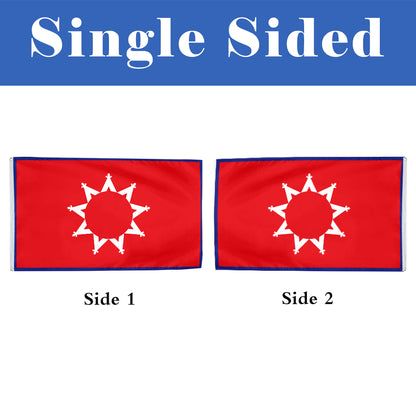 Oglala Sioux Tribe flag 3x5ft banner man cave