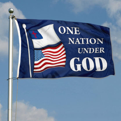 "One Nation Under God" Hope American Faith Christian Jesus Cross flag 3x5ft banner man cave